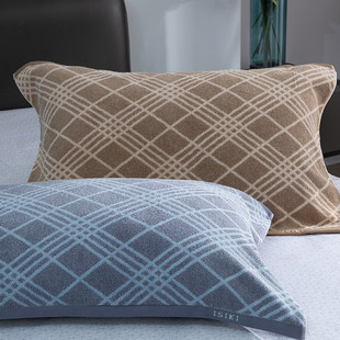 KING SHORE/金号依诗家纯棉枕巾家用成人加大加厚柔软舒适全棉