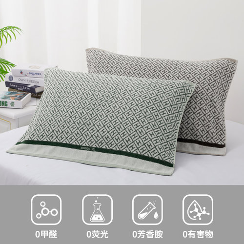 KING SHORE/金号家用单人枕巾情侣成人纯棉柔软亲肤全棉