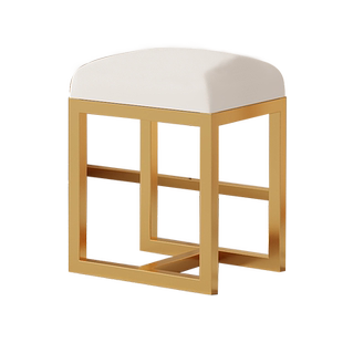 梳妆台化妆凳卧室家用高级床尾凳网红梳妆凳现代简约化妆凳方凳