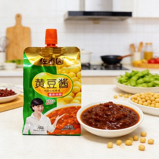 佐香园黄豆酱熟酱450g多袋东北大酱豆瓣酱沾葱沾菜蘸酱即食下饭酱