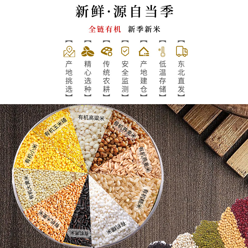 东北杂粮有机十谷米400g