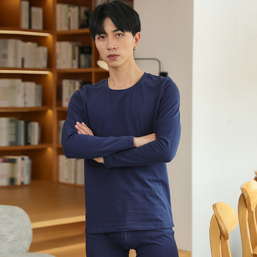 保暖内衣男士纯棉秋衣秋裤套装