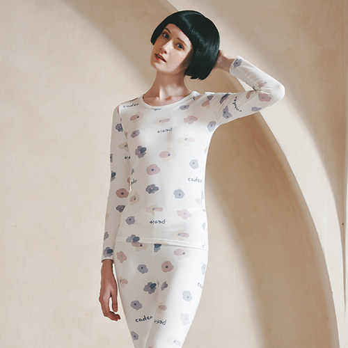 秋衣秋裤女套装纯棉薄款棉毛衫女