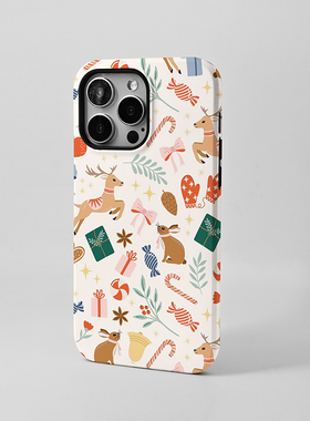 MOMO CASE原创设计可爱卡通手机壳适用苹果15promax插画小众磨砂二合一手机壳14pro