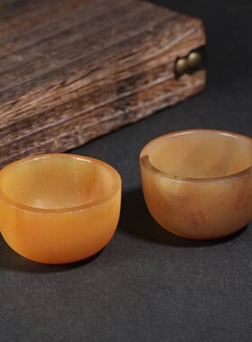 老亚披毛犀鱼籽纹杯子酒杯天然