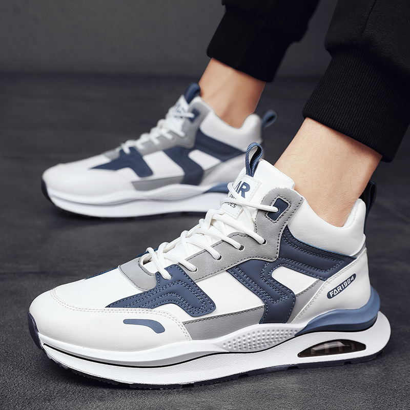 2025港风高帮防滑老爹鞋