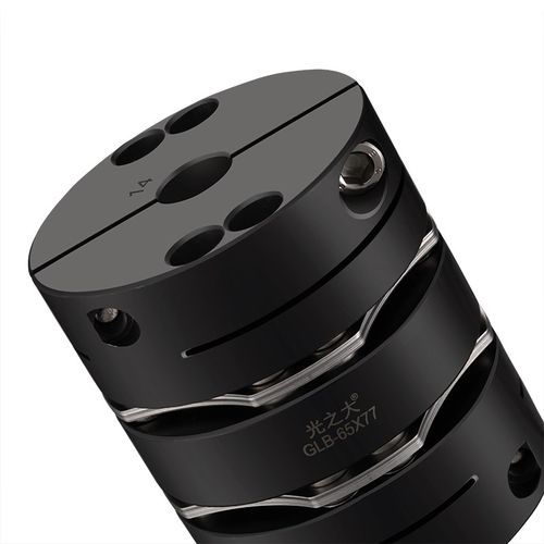 DBJ16双膜片45号钢GLB联轴器大扭矩步进伺服电机弹性键槽连轴器