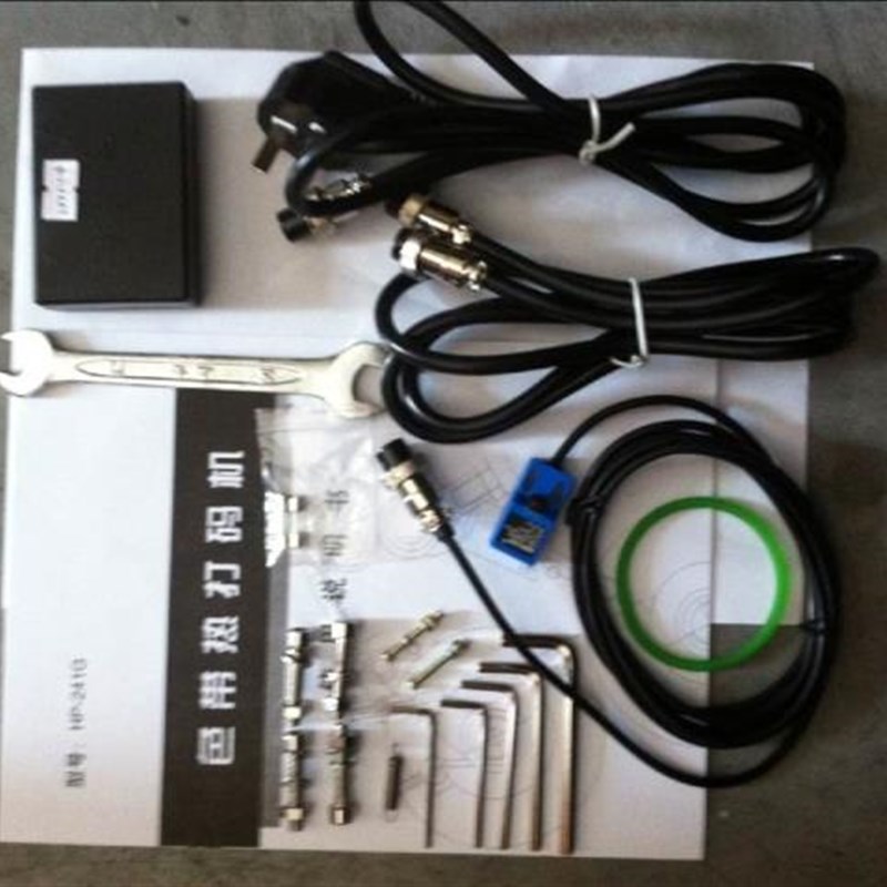 hp241G色带日期打码机 配自动枕F式立式包装机同步跟踪电动打码器