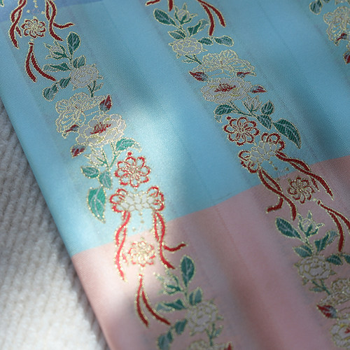 宴平 【花翎】织金仿妆花眉子 汉服衣缘辅料