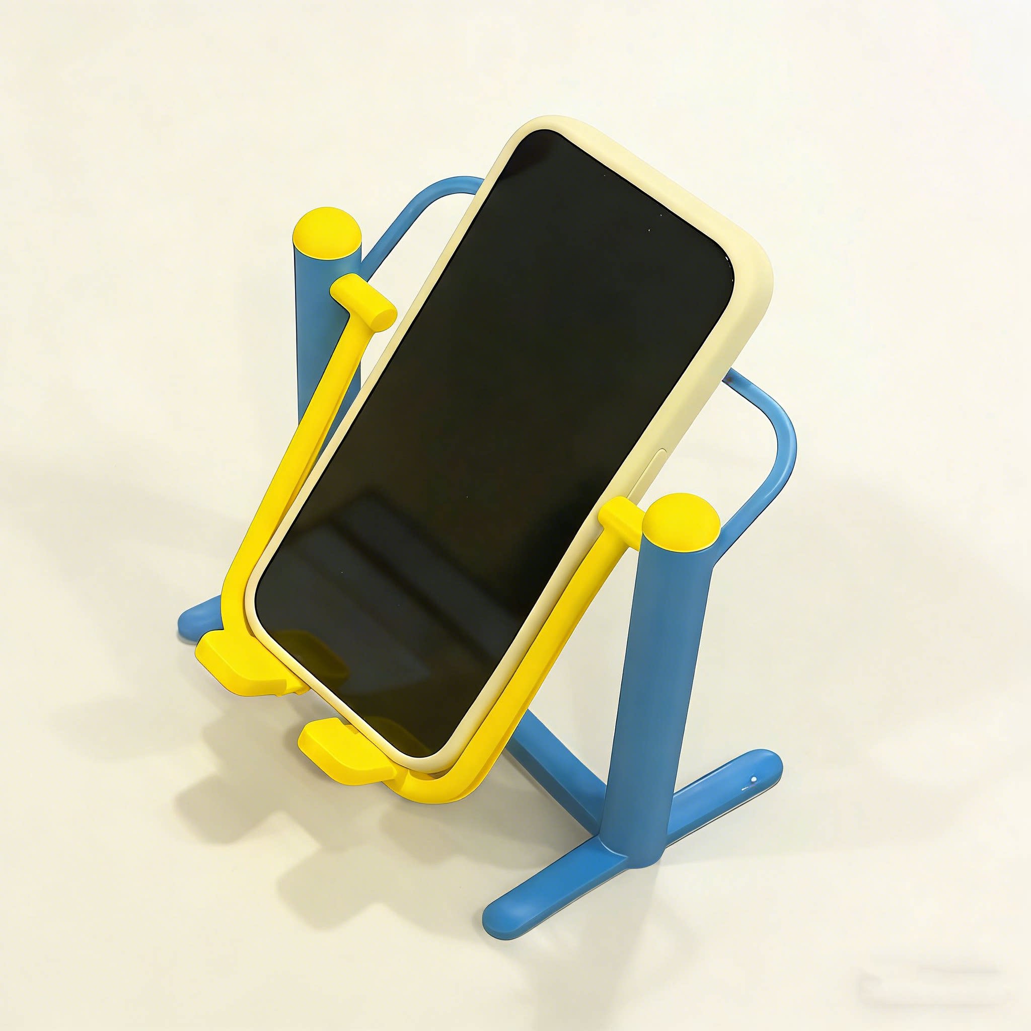 创意手机支架3d打印健身器材桌面支撑架懒人追剧便携装饰品摆件