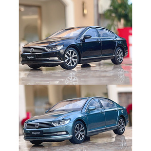 正版大众迈腾汽车模型仿真避震转向1/32男孩金属玩具车收藏摆件