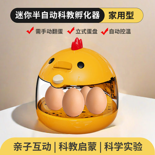 孵蛋器芦丁鸡蛋孵化器小型家用智能孵化机鹦鹉恒温孵化箱玩具礼品