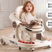 学步防O型腿可折叠手推车婴儿多功能三合一学步助步车