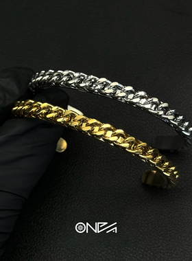 ONEPART古巴新款钛钢手镯