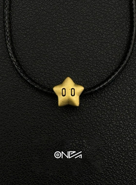 ONEPART25高定设计款黑皮绳项链