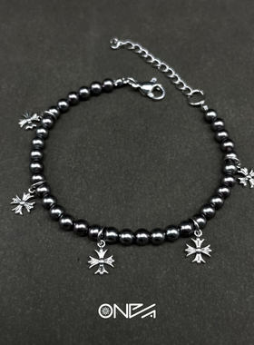 ONEPART“黛墨”水晶珍珠手链