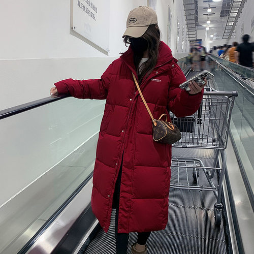 oversize面包服棉服女冬季外套中长款韩版厚棉服2023年新款