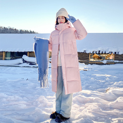 冬季棉服中长款2025新款羽绒棉衣加绒加厚防寒棉袄外套男女款