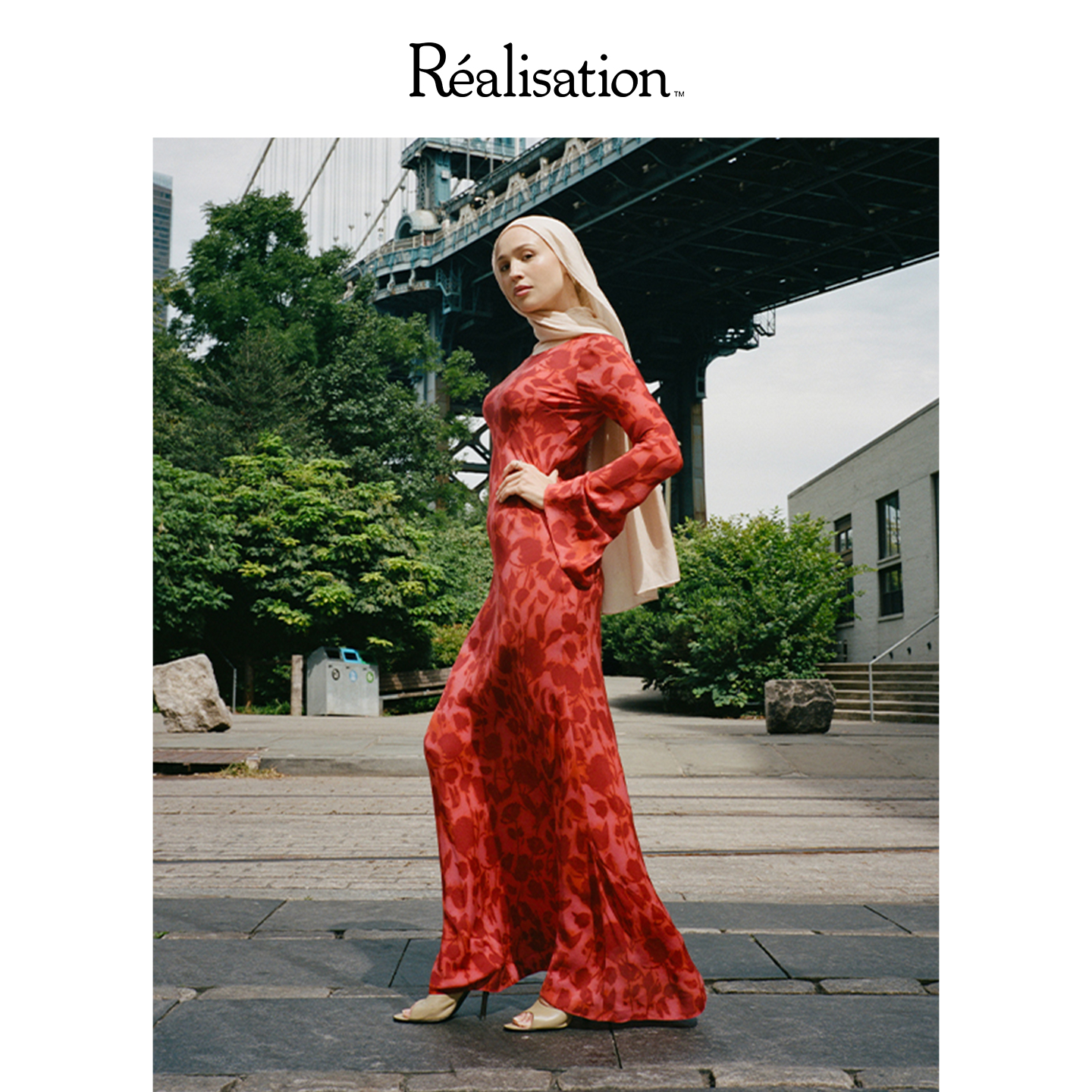 RealisationPar慵懒风真丝长裙