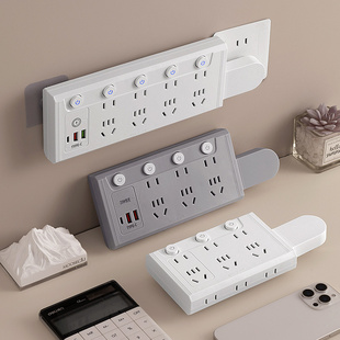 正品公正午纯铜插座带USB接线板可旋转插头一转多左右扩展转换器