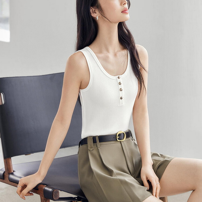 2025新款性感吊带舒适小背心软弹美背内衣女时尚打底衣无袖外穿01