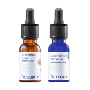 NEFELIBATA奈菲丽 B5舒缓精华5ml +15%左旋vc精华液原型vc 5ml