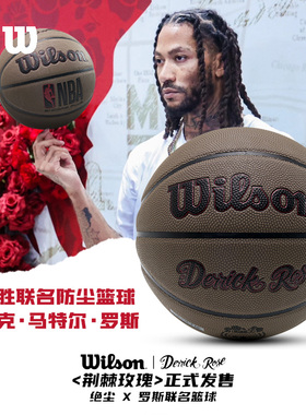 Wilson威尔胜德里克·罗斯联名NBA防尘篮球室外耐磨成人7号球ROSE