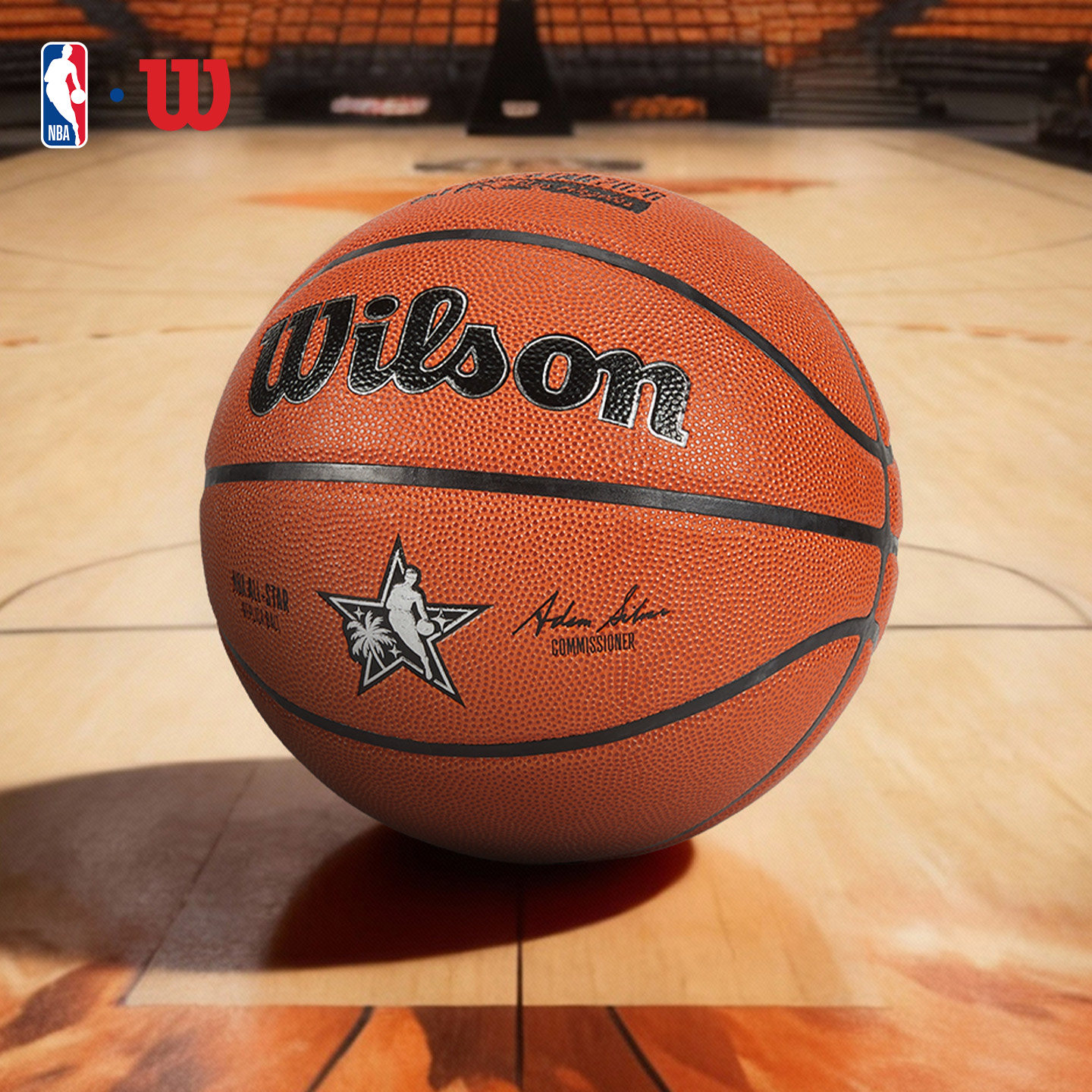 Wilson威尔胜2026NBA全明星赛官方指定用球复刻版成人PU7号篮球