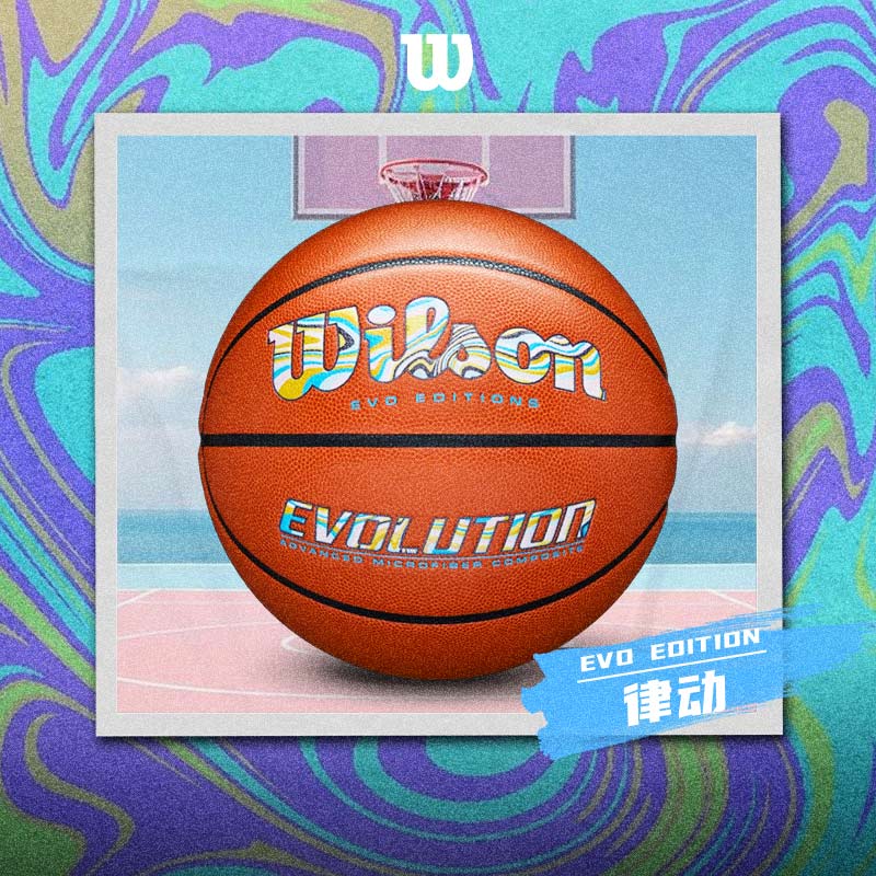 Wilson威尔胜Evolution篮球7号超纤PU室内专用比赛专业竞赛球律动