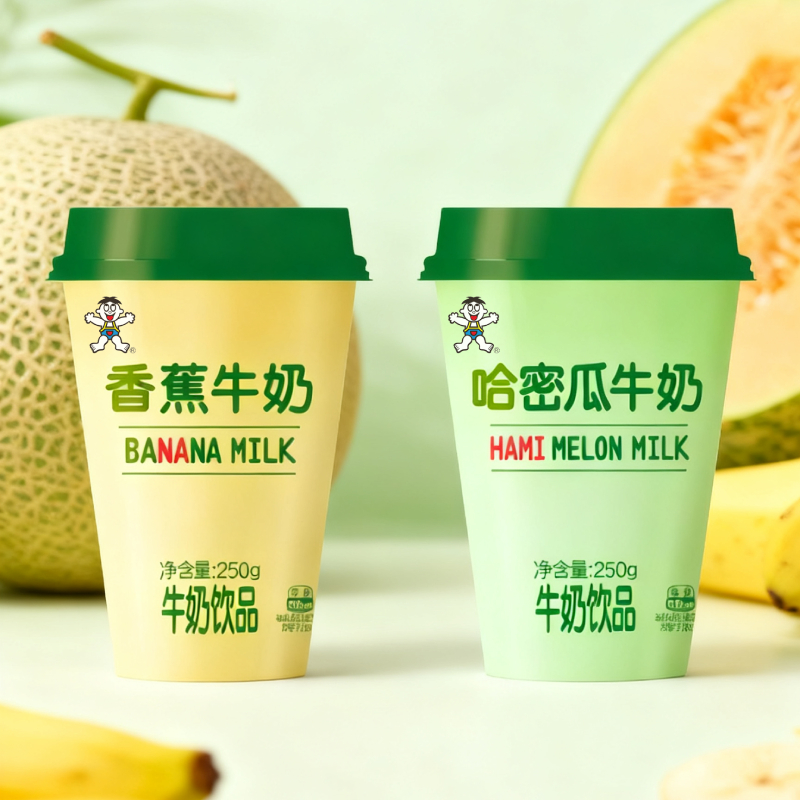旺旺旺仔牛奶生牛乳饮品旺旺香蕉牛奶/哈密瓜牛奶