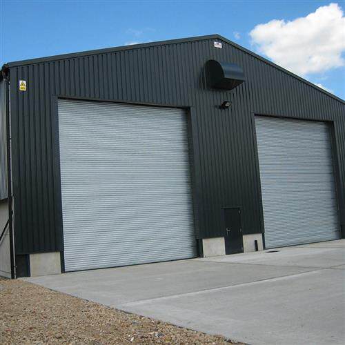 彩钢卷帘门家用别墅商铺防盗折叠门双层电动静音车库铝合金卷闸门