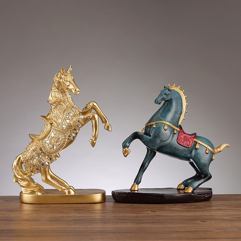 马摆件招财客厅玄关酒柜装饰品办公室书房书柜工艺品马到成功摆设,家居饰品,装饰摆件,淘宝优惠券,粉丝福利购,淘宝优惠卷