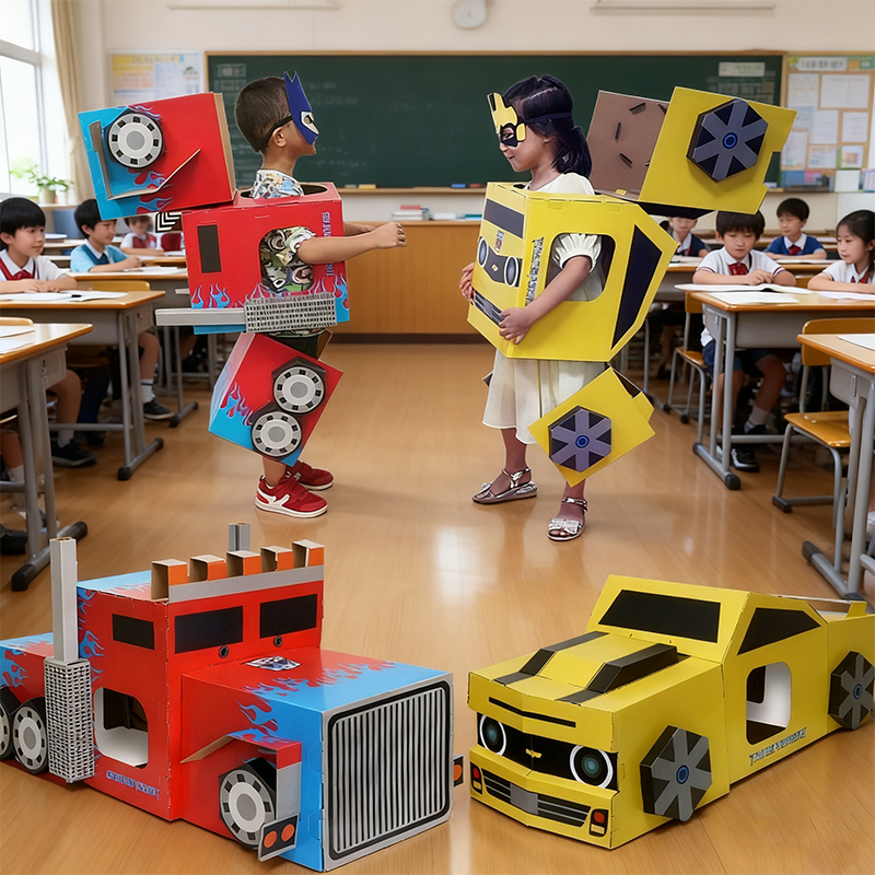 可穿戴变形金刚汽车擎天柱大黄蜂