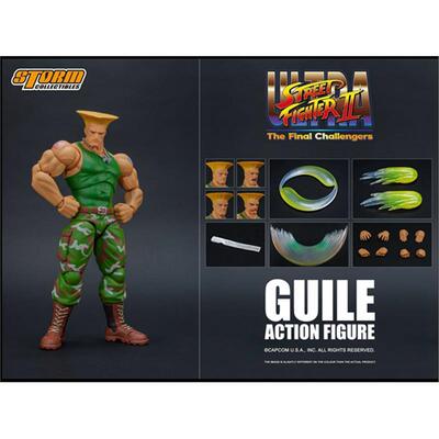 Storm Toys 1/12 街头霸王2 GUILE 古烈 美国大兵 SDCC手办