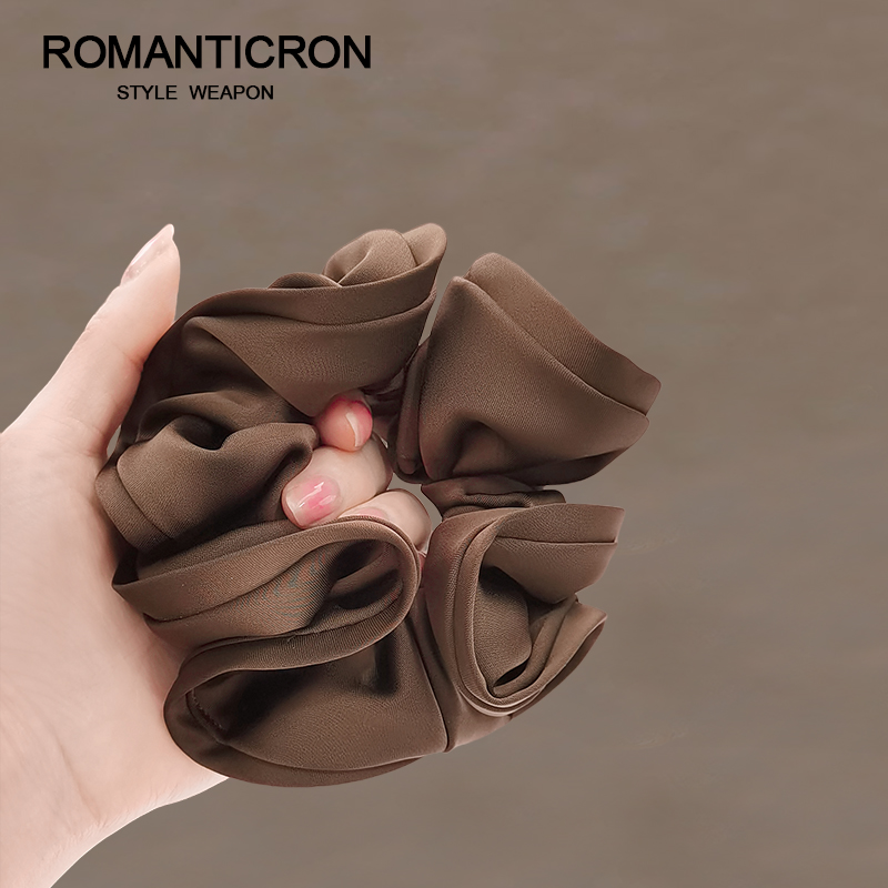 发圈缎面法式简约气质头花