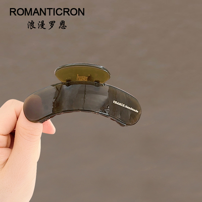 抓夹女高级感2025新款半扎发马尾发夹非金属中号后脑勺韩系发抓