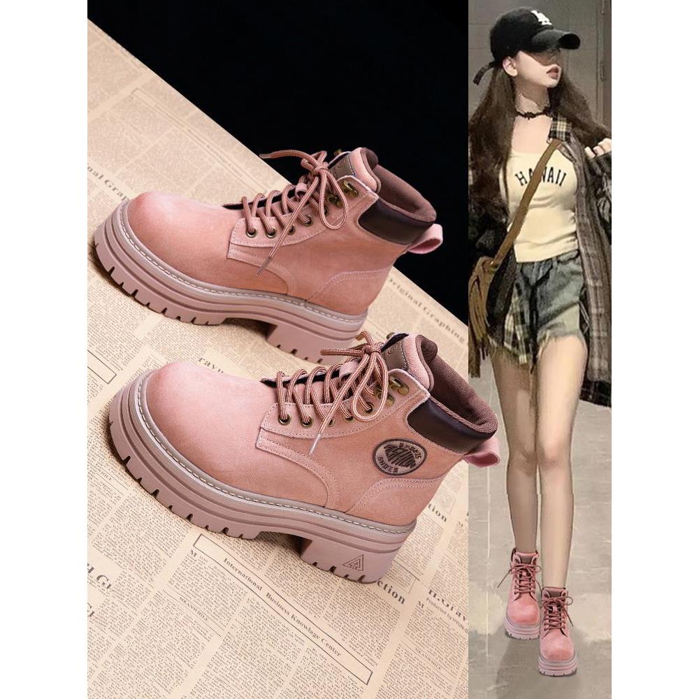 真皮马丁靴女夏季2025新款