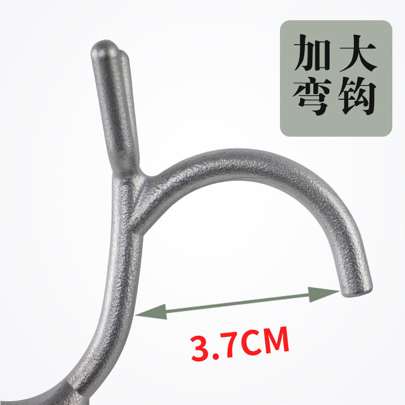 晾衣叉头金属304不锈钢一体丫挂钩晾衣杆伸缩衣架撑挑衣撑衣新款