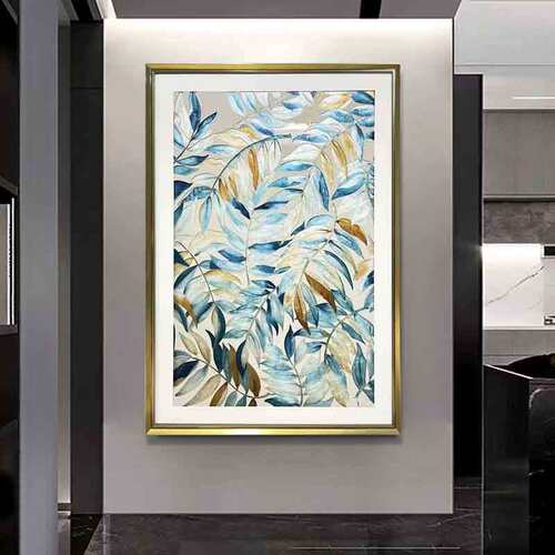现代手工珐琅彩简约式客厅餐厅玄关家高档装饰画