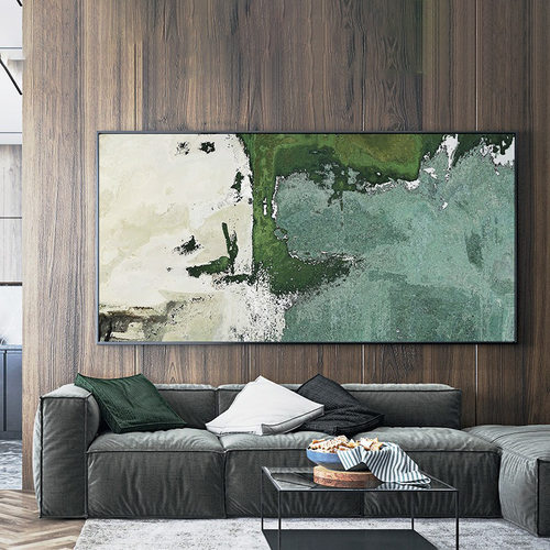 现代简约抽象客厅装饰画沙发背景墙挂画艺术油画大气卧室床头画