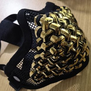 【划算】古代山文甲面具口罩-中国甲胄盔甲铠甲汉服配饰