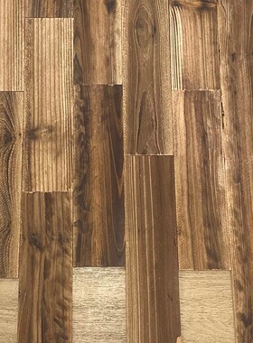 【新品】老杉木碳纹板做旧老木板仿旧碳化拉丝处理护墙老地板民宿