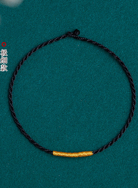 手工编织女红色本命年平安