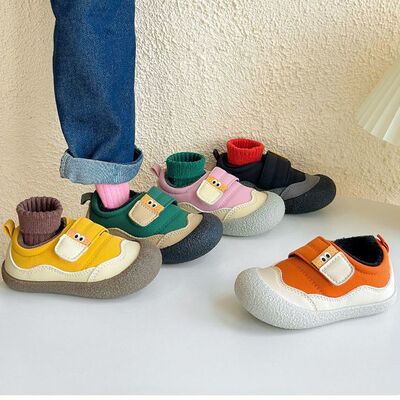 儿童2025冬加绒运动鞋男女童冬鞋