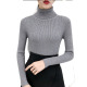 Autumn Tops Winter turtleneck Pullove Knitted Jumper Bonjean