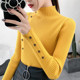 Knitted Sweaters Slim Solid Female Women Autumn 2020