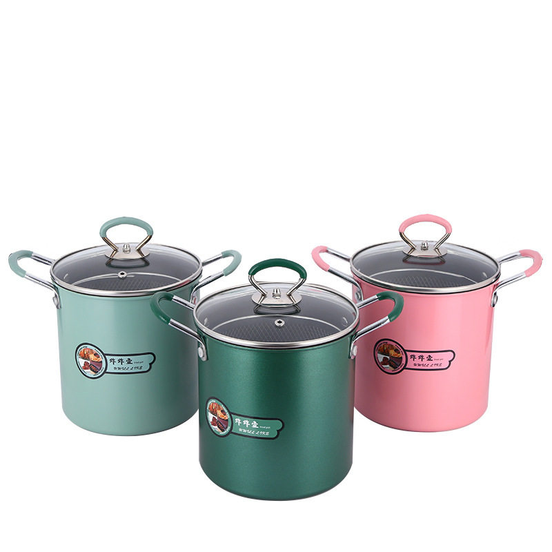 家用炸炸壶沥网篮少油烟大容量小炸锅精铁电磁炉燃气灶通用,厨房/烹饪用具,油炸锅,淘宝优惠券,粉丝福利购,淘宝优惠卷