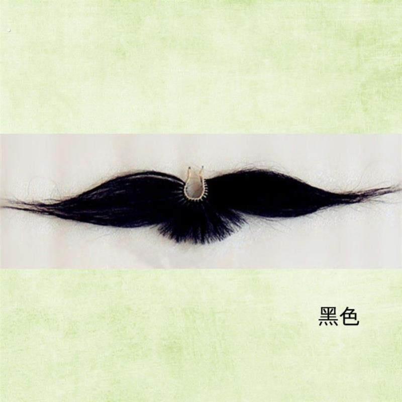 老头胡子假胡子八字胡夹胡卡胡上鼻卡唇胡须戏曲舞台彷真表演道具