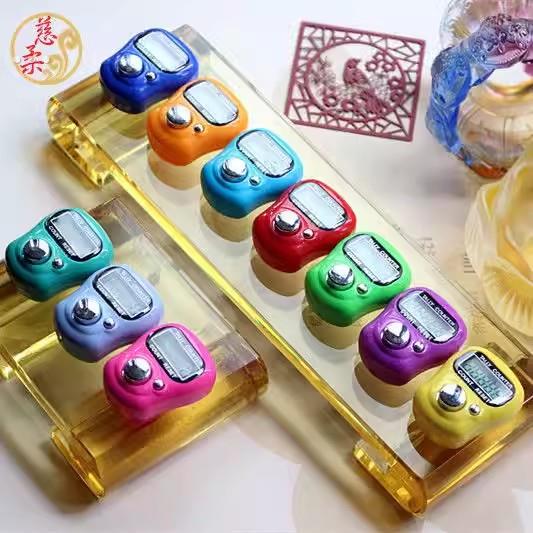 手指记时器读计数器一心计数器经记数器戒指手按迷你随身指环点数