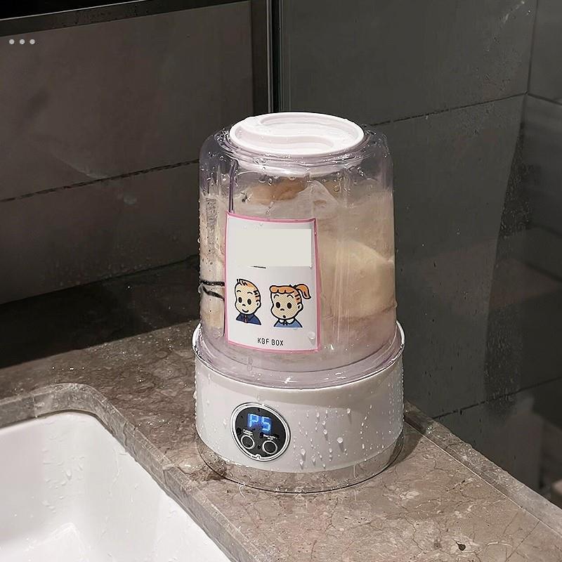 洗内衣内裤专用小型洗衣机半自动袜子清洗机学生宿舍迷你充电式